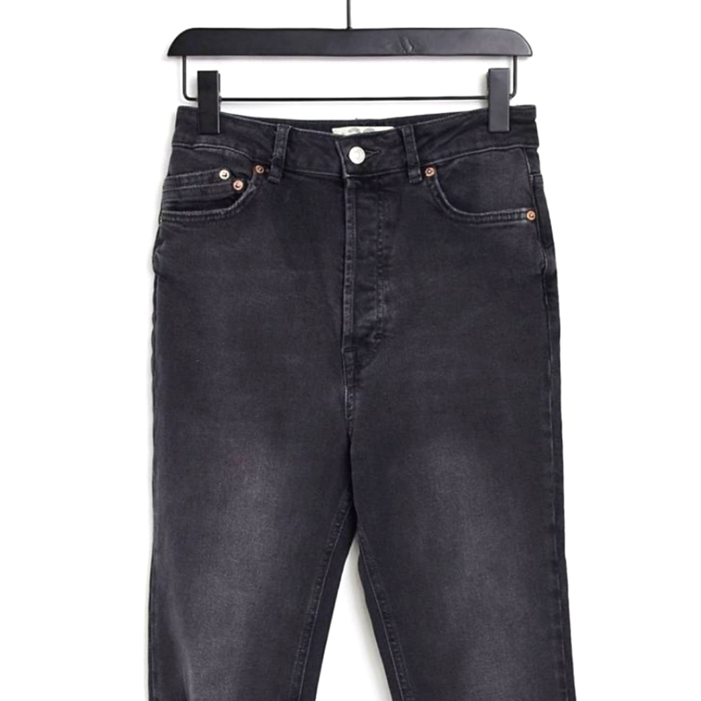 We the Free by Free People Zuri Mom jeans in washed black